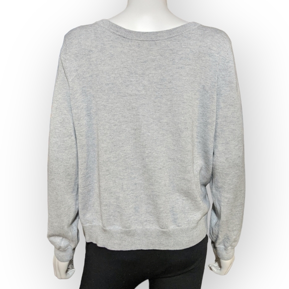 BA&SH Grey Dolina Grisclair Pullover, Size US8 - Picture 4 of 10
